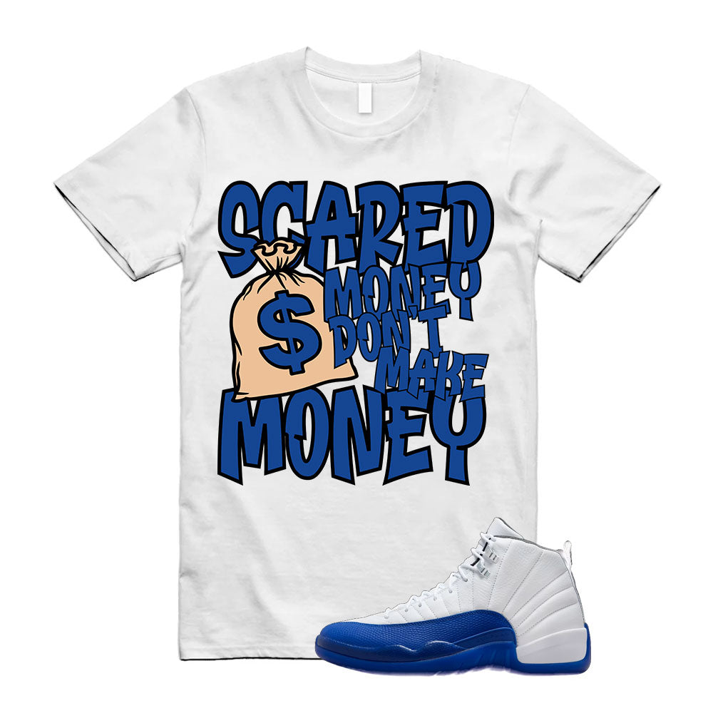 Jordan 12 Retro Blueberry T Shirt To Match Scared Money T-Shirt 2024