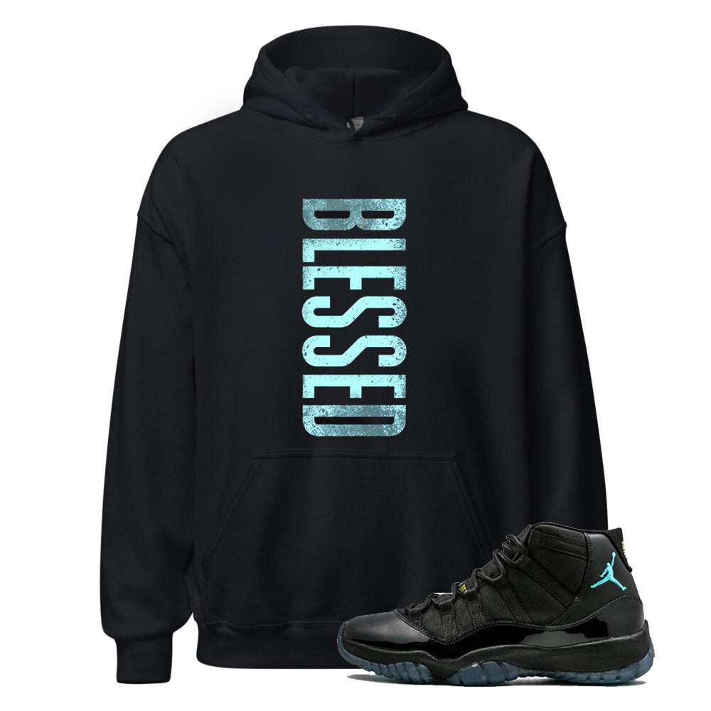 11 Retro Gamma Blue Hoodie To Match Blessed Hoodie 2025
