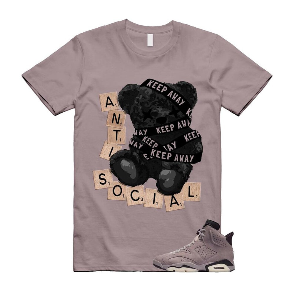 6 Smokey Mauve Black Diffused Taupe Cameo Rose Shirt To Match Anti Social T-shirt 2026