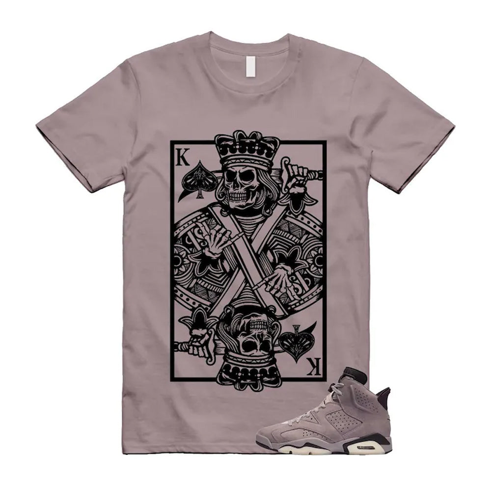6 Smokey Mauve Black Diffused Taupe Cameo Rose Shirt To Match King Card T-shirt 2026