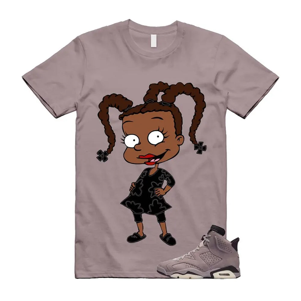 6 Smokey Mauve Black Diffused Taupe Cameo Rose Shirt To Match Susie T-shirt 2026