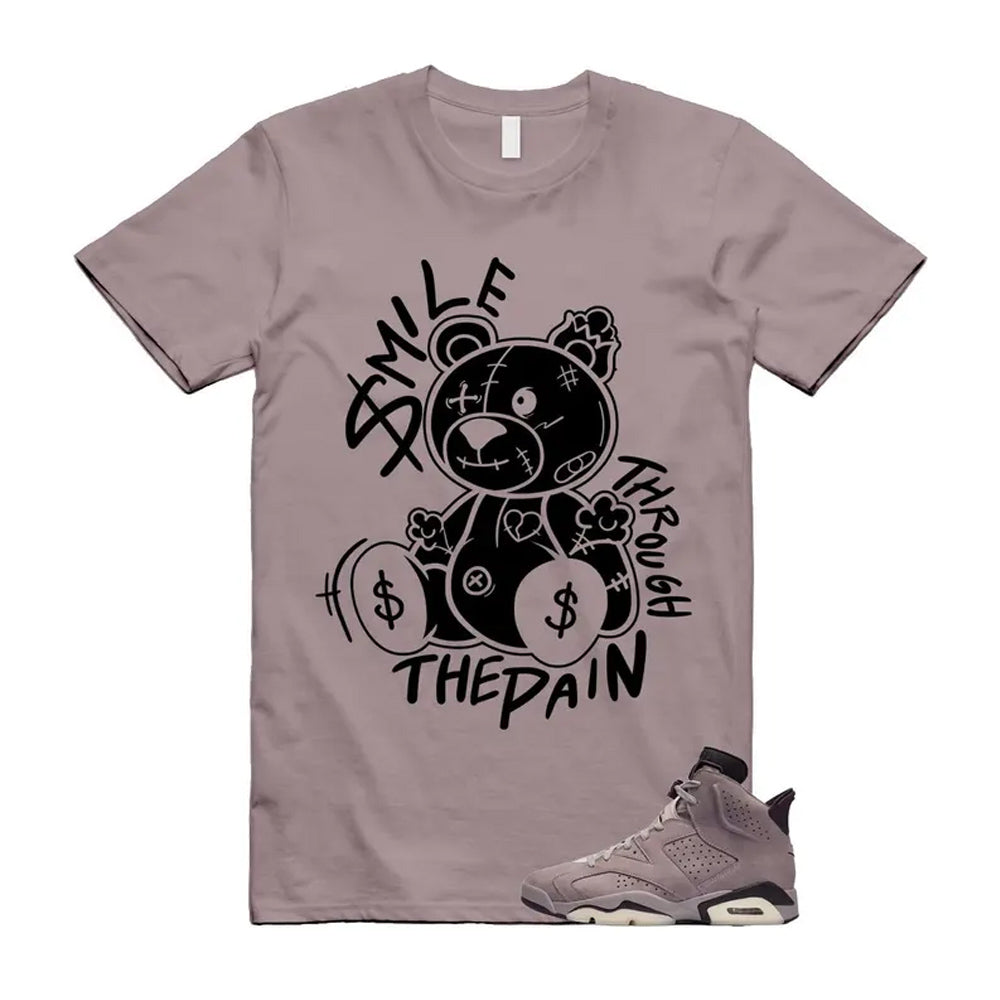 6 Smokey Mauve Black Diffused Taupe Cameo Rose Shirt To Match Smile Through The Pain T-shirt 2026