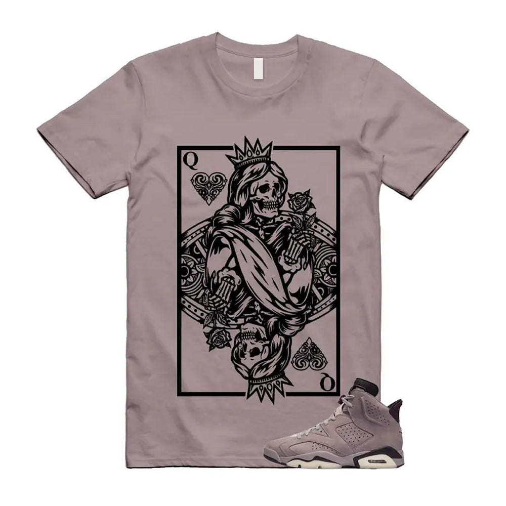 6 Smokey Mauve Black Diffused Taupe Cameo Rose Shirt To Match Queen Card T-shirt 2026