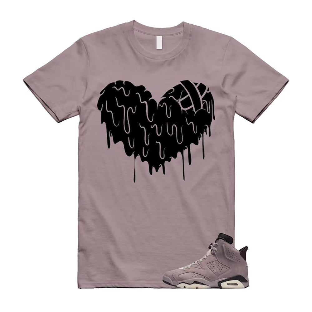 6 Smokey Mauve Black Diffused Taupe Cameo Rose Shirt To Match Drippy Heart T-shirt 2026