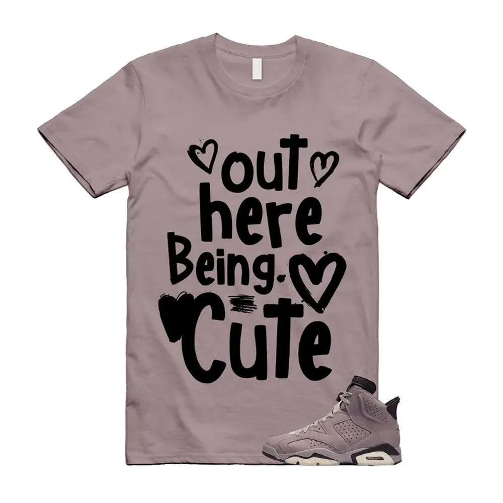 6 Smokey Mauve Black Diffused Taupe Cameo Rose Shirt To Match Out Here Being Cute T-shirt 2026