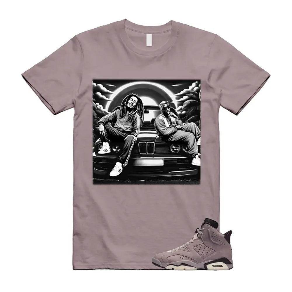 6 Smokey Mauve Black Diffused Taupe Cameo Rose Shirt To Match Bob Pac T-shirt 2026