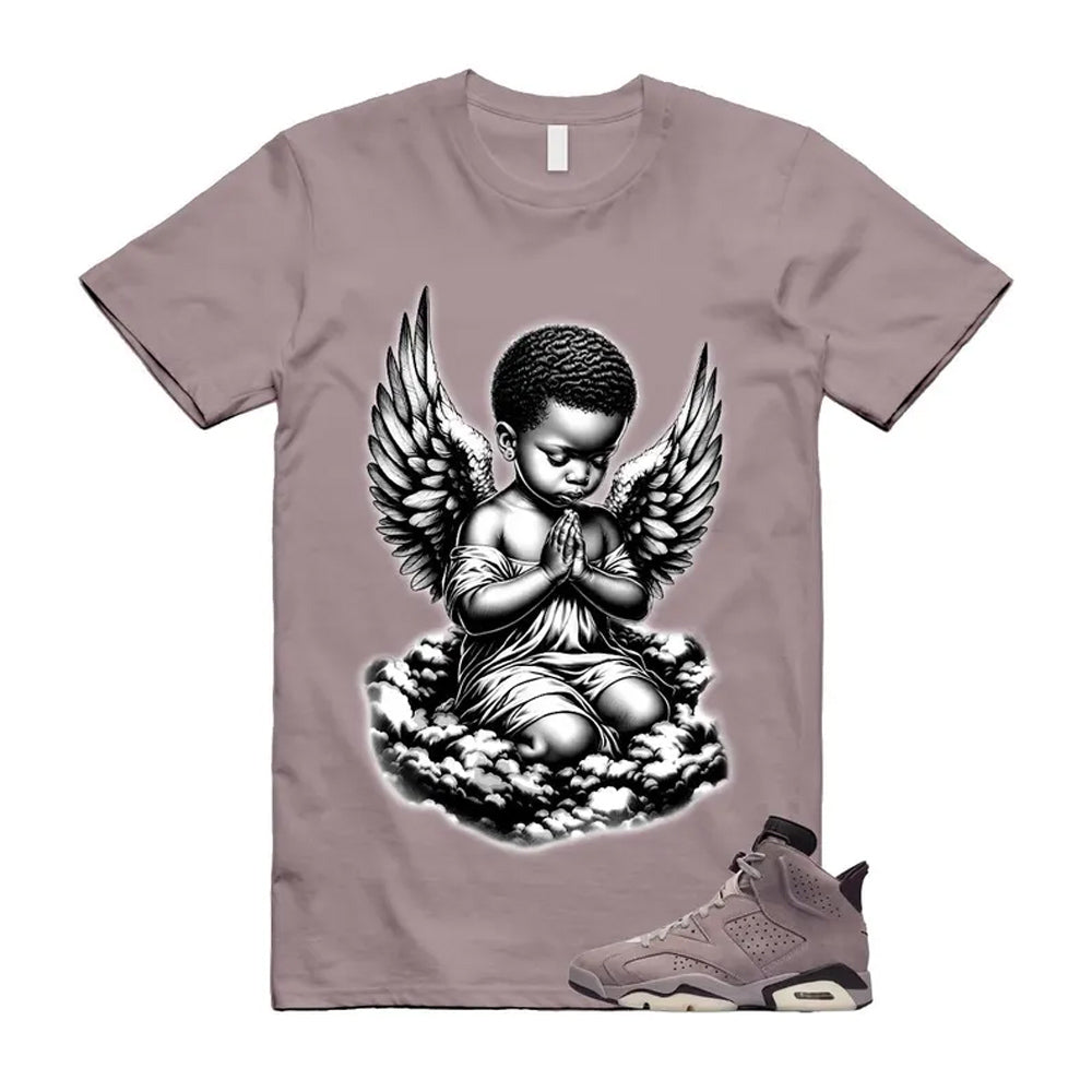 6 Smokey Mauve Black Diffused Taupe Cameo Rose Shirt To Match Angel T-shirt 2026