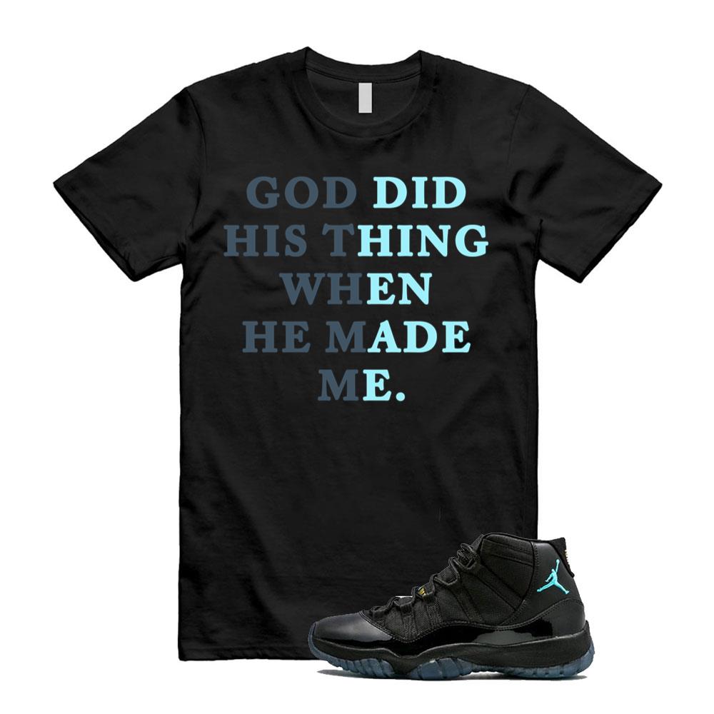 11 Retro Gamma Blue Shirt To Match God Did T-Shirt 2025