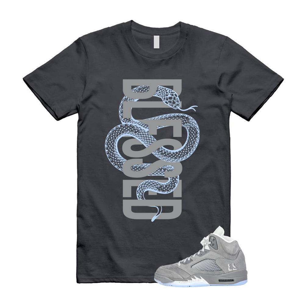 Air Jordan 5 Wolf Grey Shirt To Match SNAKEBLS T-Shirt 2026