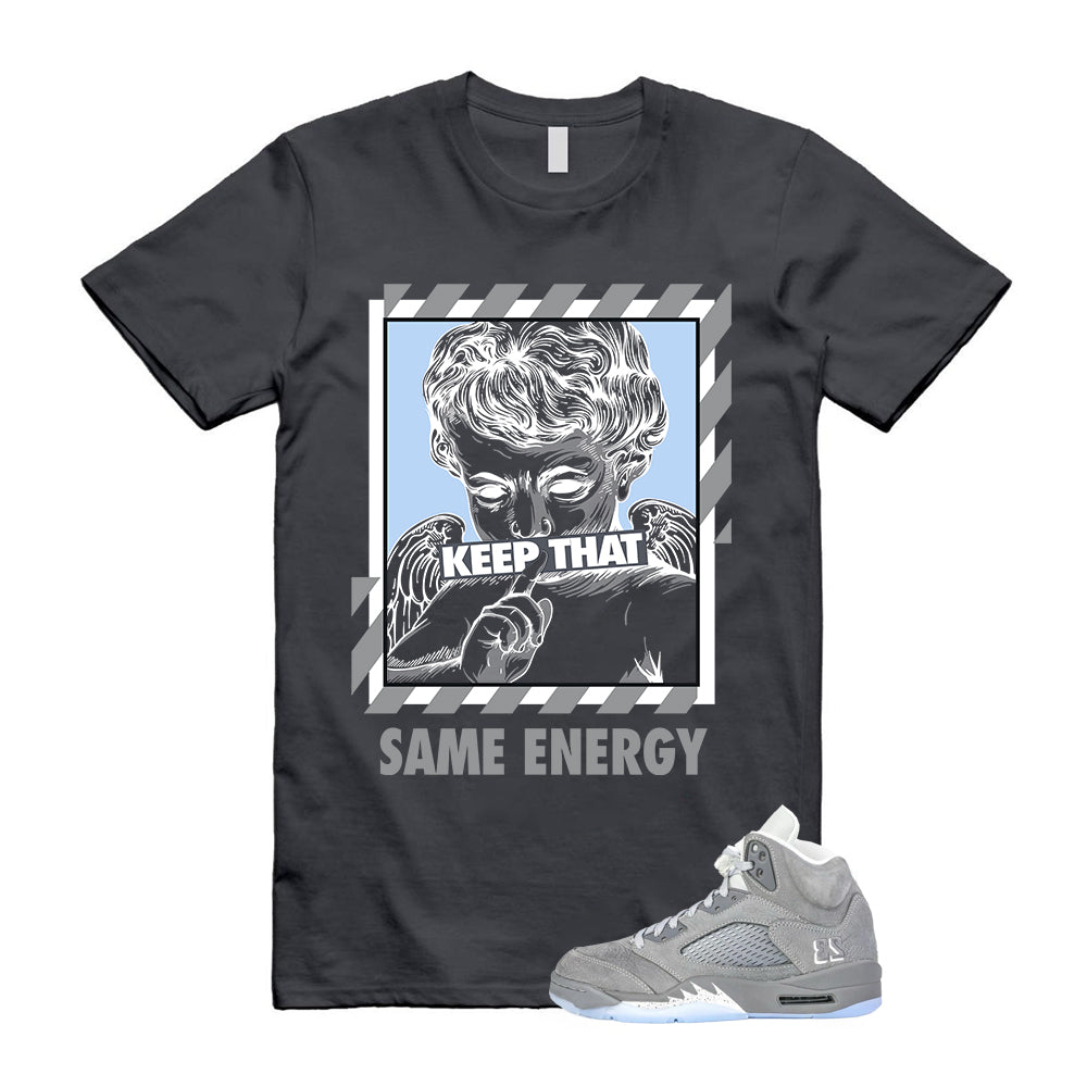 Air Jordan 5 Wolf Grey Shirt To Match Same Energy T-Shirt 2026
