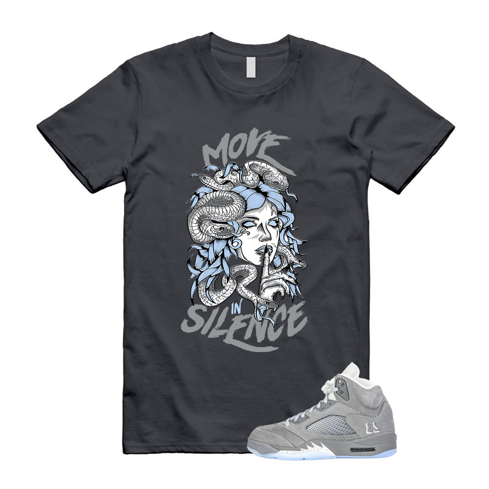 Air Jordan 5 Wolf Grey Shirt To Match Move Is Silence T-Shirt 2026