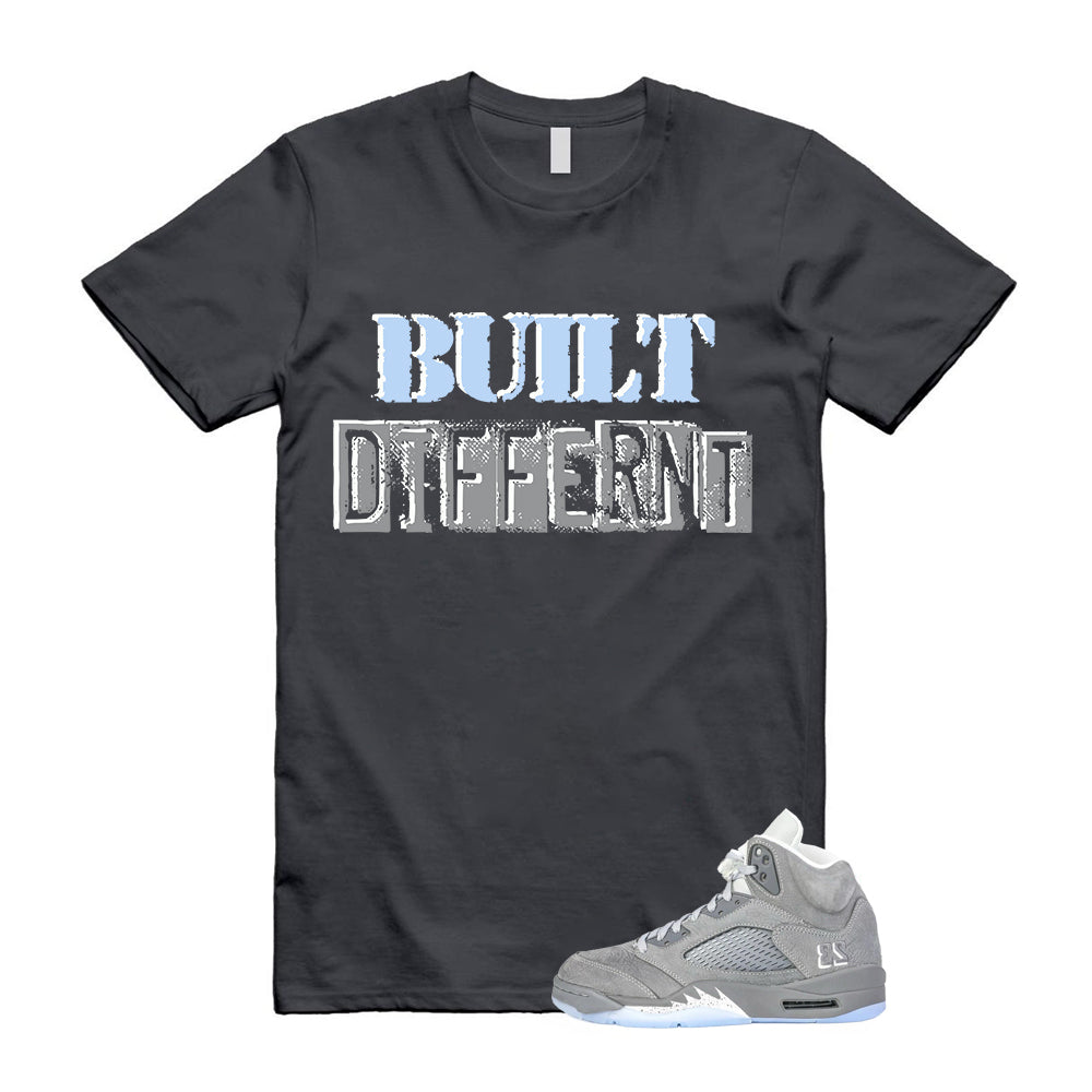 Air Jordan 5 Wolf Grey Shirt To Match Built Different T-Shirt 2026