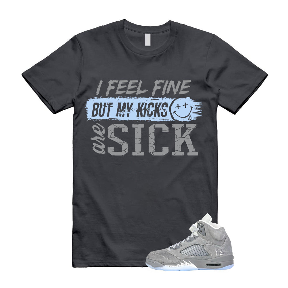 Air Jordan 5 Wolf Grey Shirt To Match Sick Kicks T-Shirt 2026