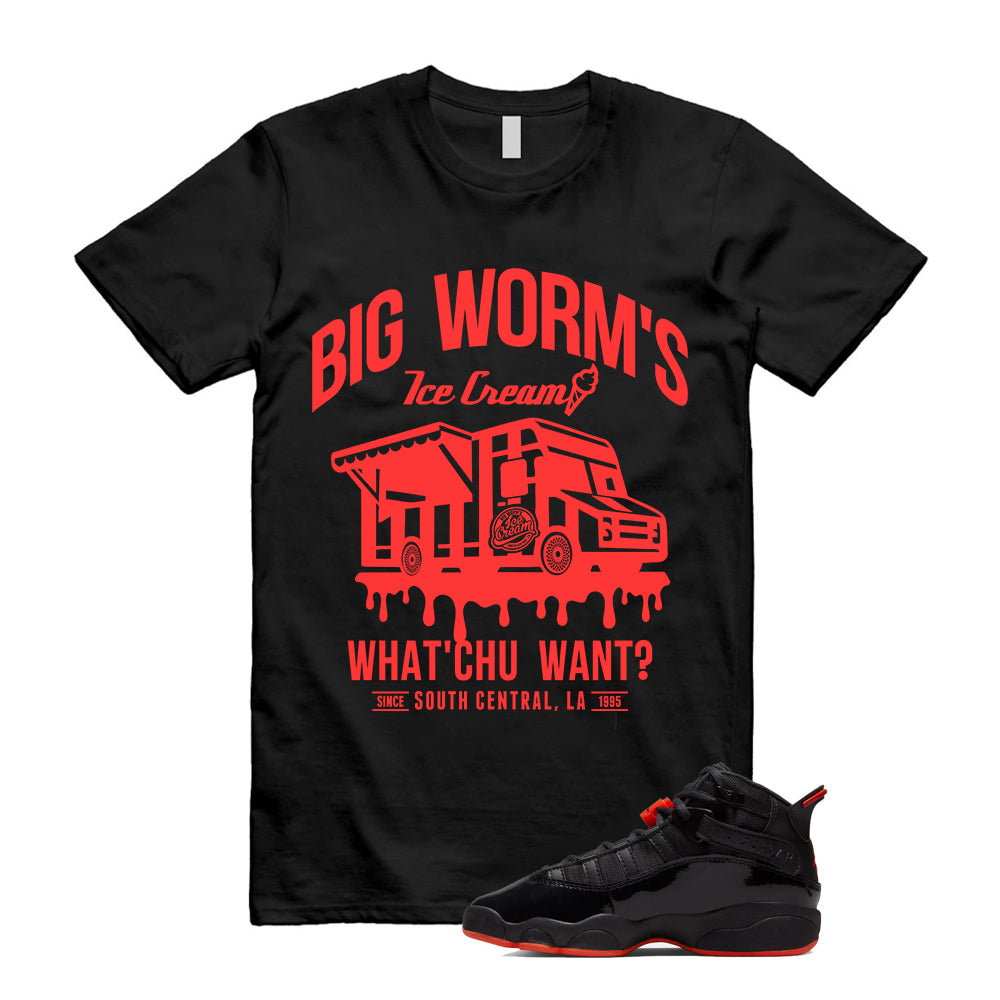 Jordan 6 Rings Black Infrared Shirt To Match BW's Ice Cream T-Shirt 2026