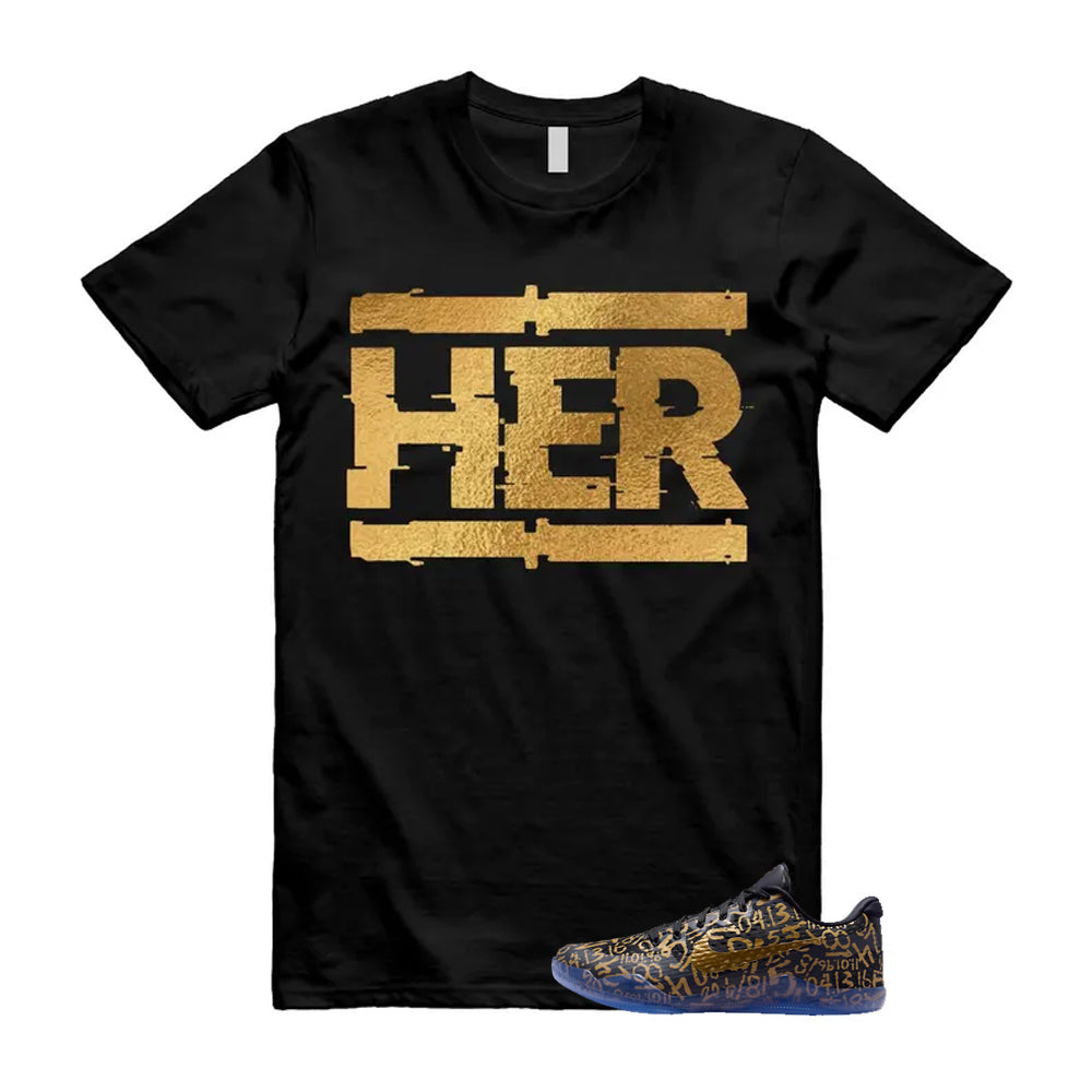 11 Protro Black And Metallic Gold 2026 Shirt To Match Her T-Shirt