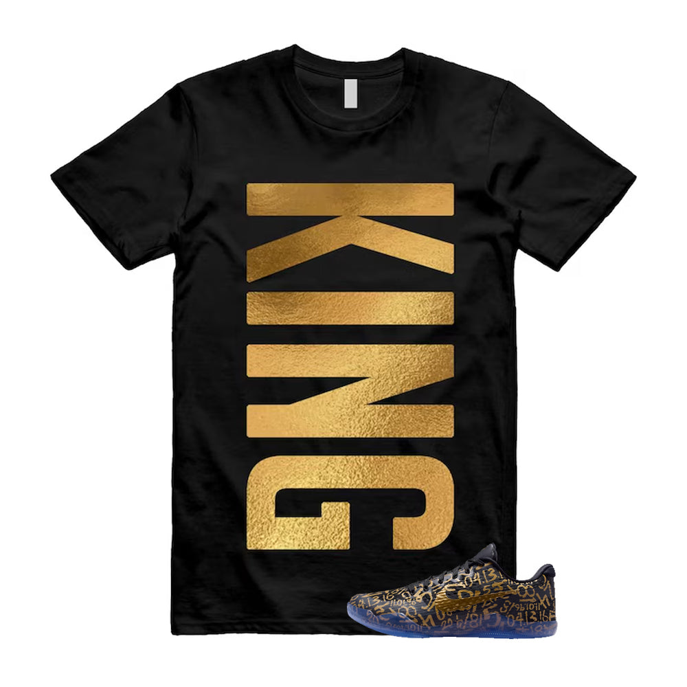 11 Protro Black And Metallic Gold 2026 Shirt To Match King T-Shirt