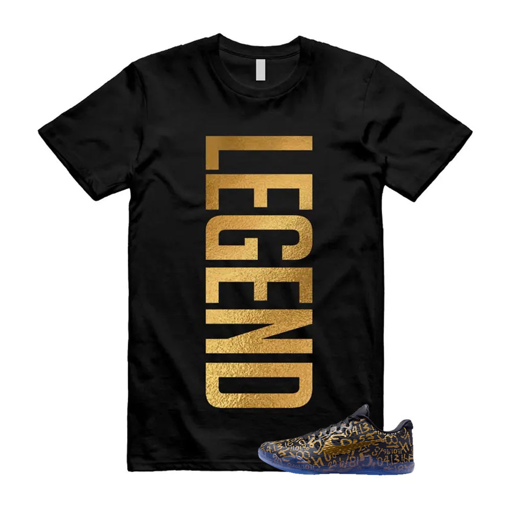 11 Protro Black And Metallic Gold 2026 Shirt To Match Legend T-Shirt