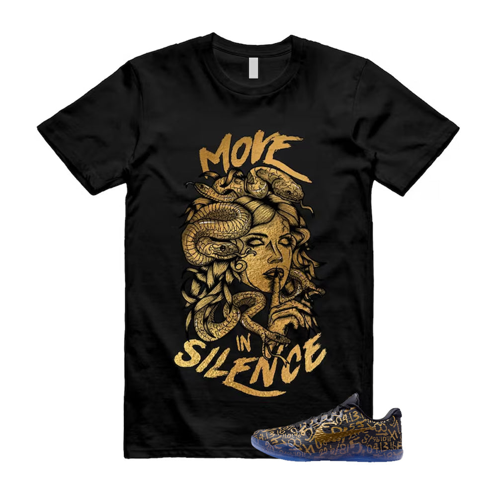 11 Protro Black And Metallic Gold 2026 Shirt To Match Move In Silence T-Shirt