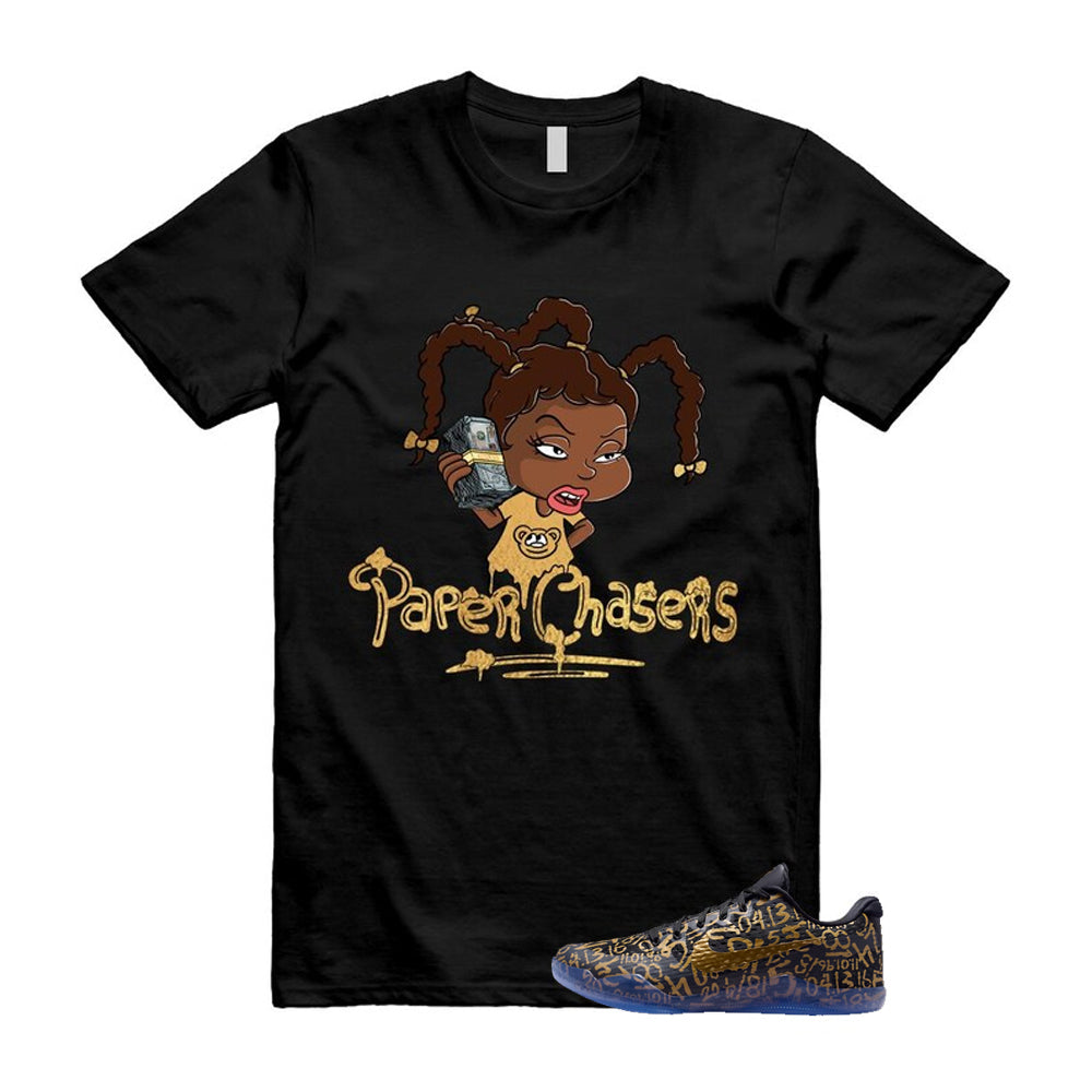 11 Protro Black And Metallic Gold 2026 Shirt To Match Paper Chasers T-Shirt
