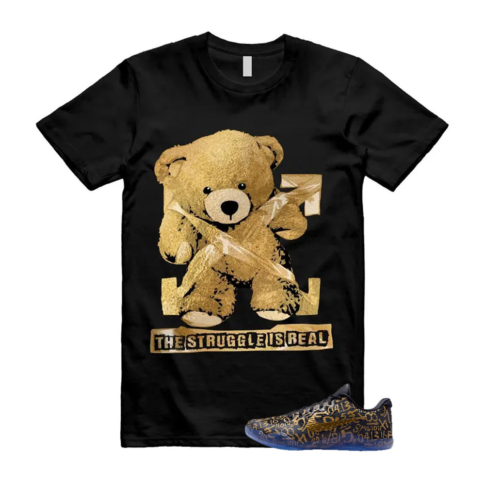 11 Protro Black And Metallic Gold 2026 Shirt To Match Struggle T-Shirt