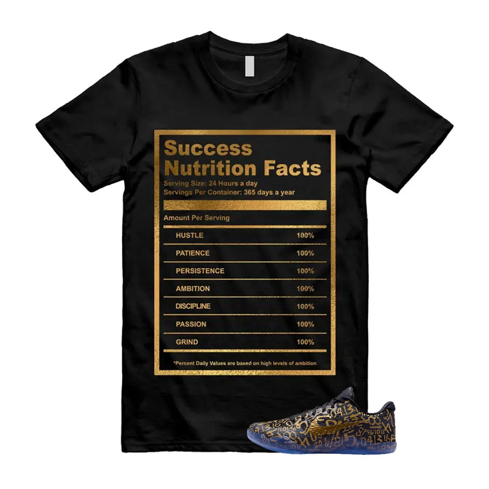 11 Protro Black And Metallic Gold 2026 Shirt To Match Success T-Shirt