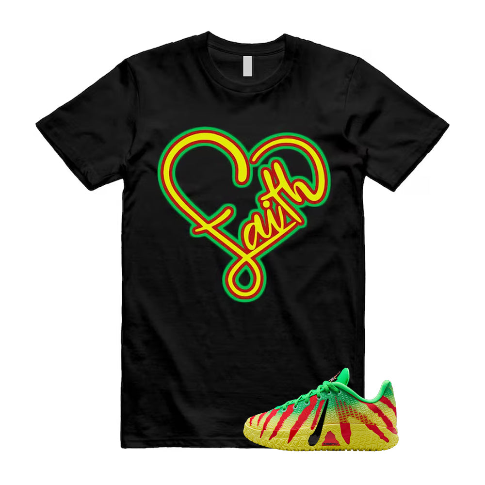 Ja 3 Explorer Green Spark Black University Red Dynamic Yellow 2026 Shirt To Match Faith T-Shirt