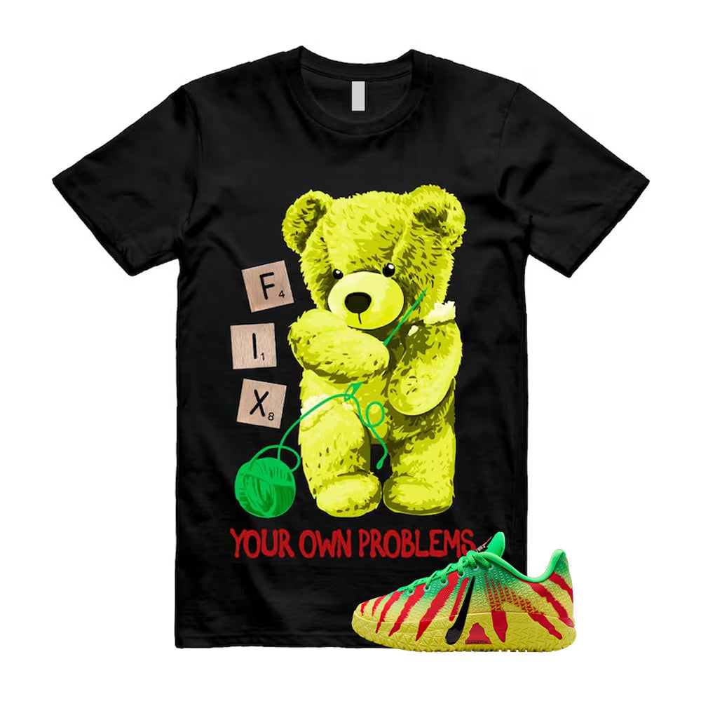 Ja 3 Explorer Green Spark Black University Red Dynamic Yellow 2026 Shirt To Match Fix T-Shirt