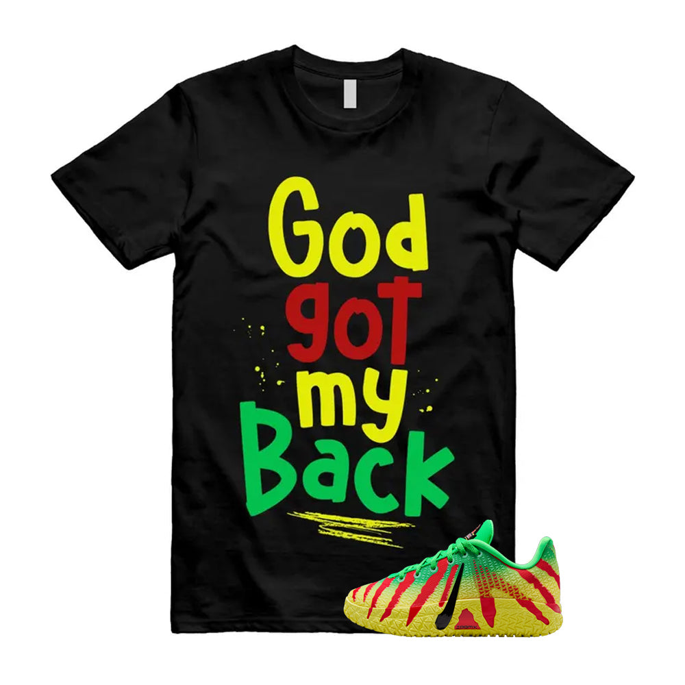 Ja 3 Explorer Green Spark Black University Red Dynamic Yellow 2026 Shirt To Match God Got My Back T-Shirt