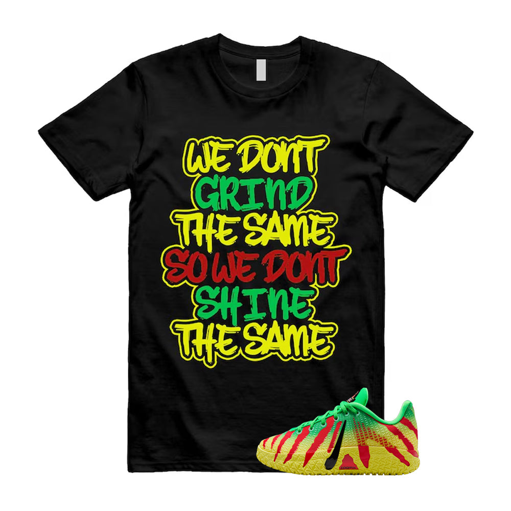 Ja 3 Explorer Green Spark Black University Red Dynamic Yellow 2026 Shirt To Match Grind T-Shirt