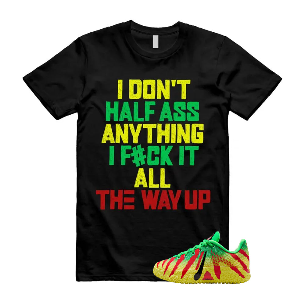 Ja 3 Explorer Green Spark Black University Red Dynamic Yellow 2026 Shirt To Match Half T-Shirt