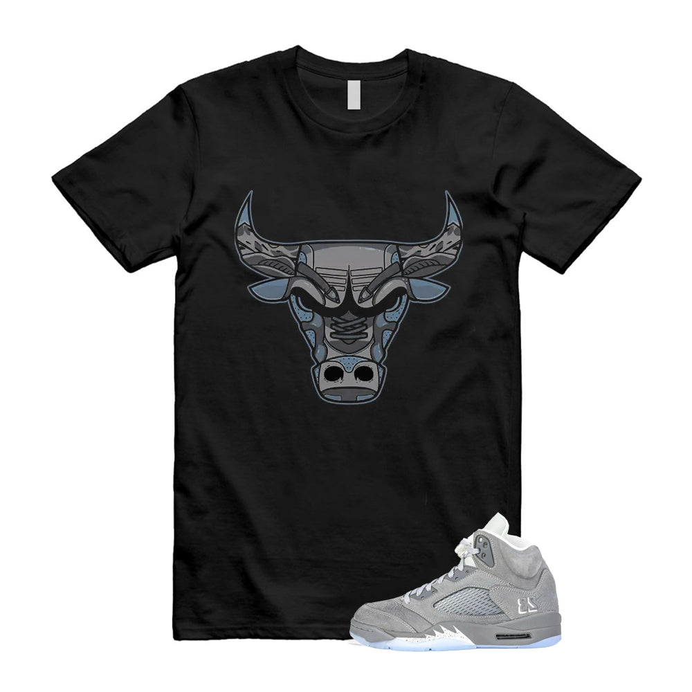 Air Jordan 5 Wolf Grey Shirt To Match Bull T-Shirt 2026