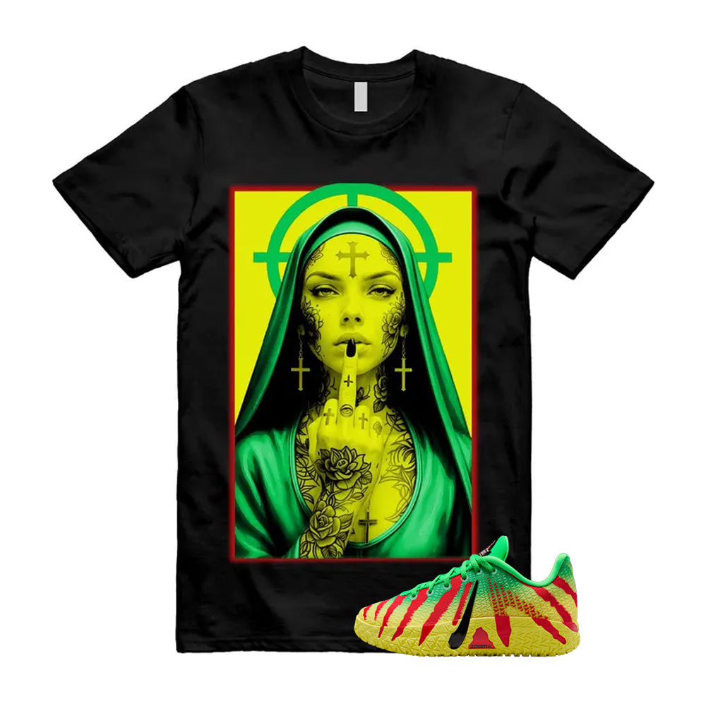 Ja 3 Explorer Green Spark Black University Red Dynamic Yellow 2026 Shirt To Match Nun T-Shirt