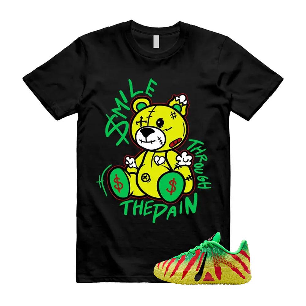 Ja 3 Explorer Green Spark Black University Red Dynamic Yellow 2026 Shirt To Match Smile Through The Pain T-Shirt