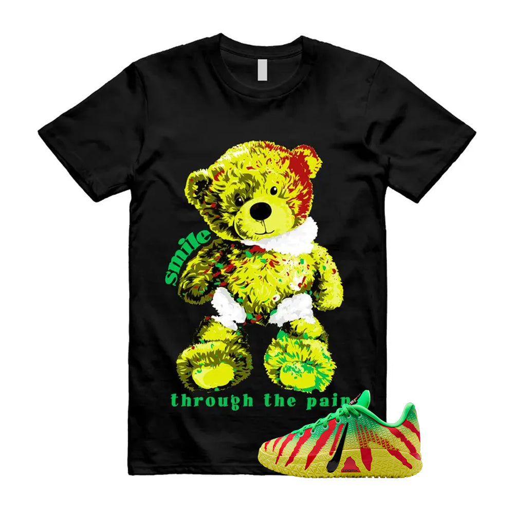 Ja 3 Explorer Green Spark Black University Red Dynamic Yellow 2026 Shirt To Match Smile Through The Pain T-Shirt