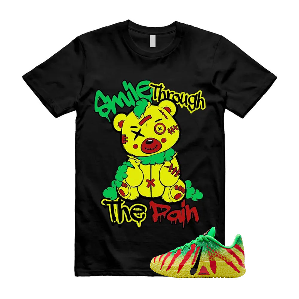 Ja 3 Explorer Green Spark Black University Red Dynamic Yellow 2026 Shirt To Match Smile Through The Pain T-Shirt