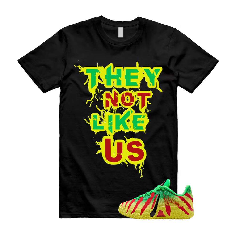 Ja 3 Explorer Green Spark Black University Red Dynamic Yellow 2026 Shirt To Match They Not Like Us T-Shirt