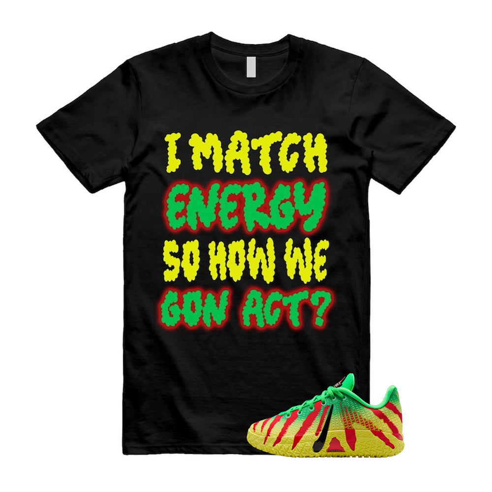 Ja 3 Explorer Green Spark Black University Red Dynamic Yellow 2026 Shirt To Match I Match Energy T-Shirt