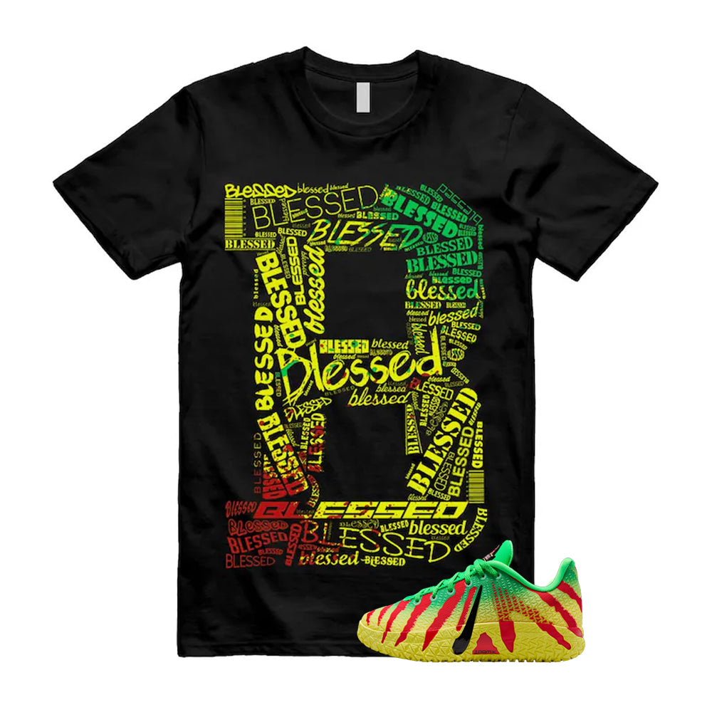 Ja 3 Explorer Green Spark Black University Red Dynamic Yellow 2026 Shirt To Match B Blessed T-Shirt