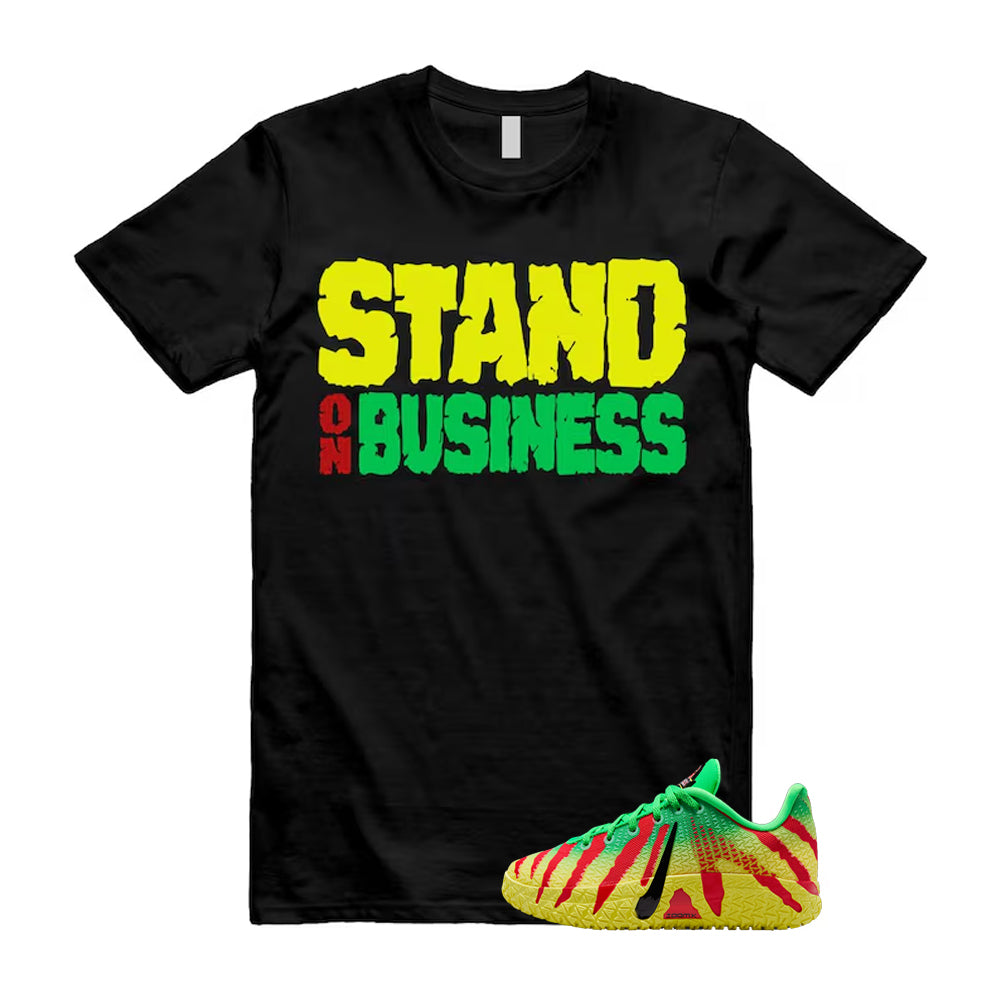 Ja 3 Explorer Green Spark Black University Red Dynamic Yellow 2026 Shirt To Match Stand On Business T-Shirt
