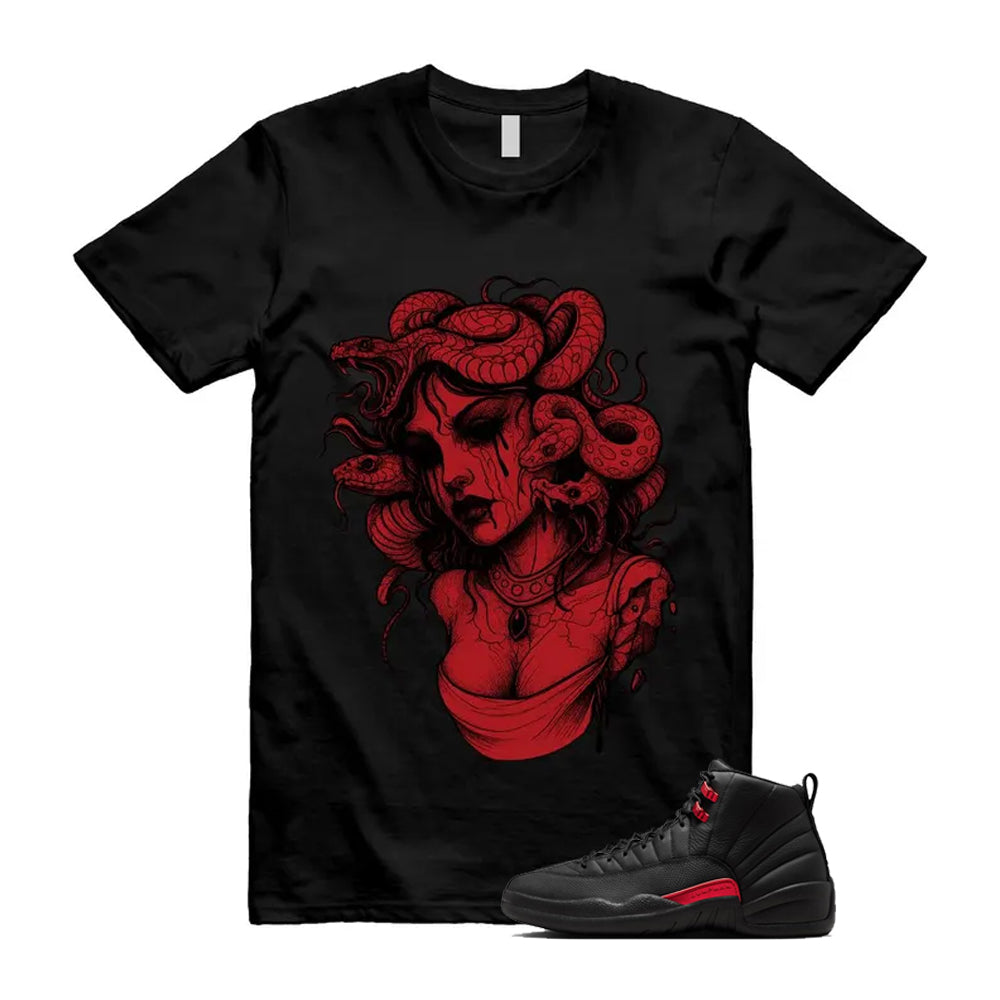 12 Bloodline in Black Varsity Red Shirt To Match Snakes T-Shirt 2026