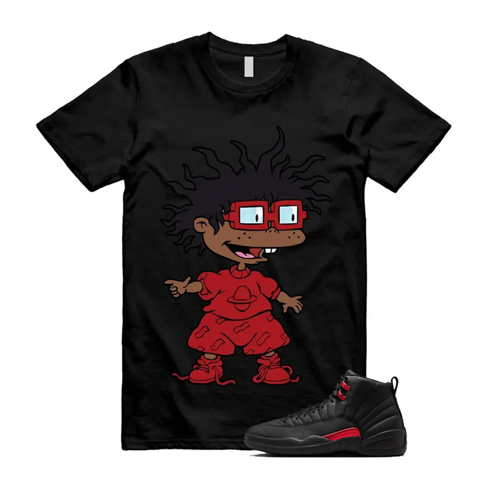 12 Bloodline in Black Varsity Red Shirt To Match Chuckie T-Shirt 2026