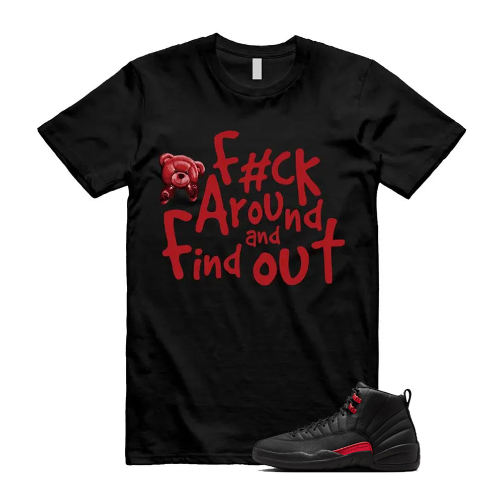 12 Bloodline in Black Varsity Red Shirt To Match Fck T-Shirt 2026