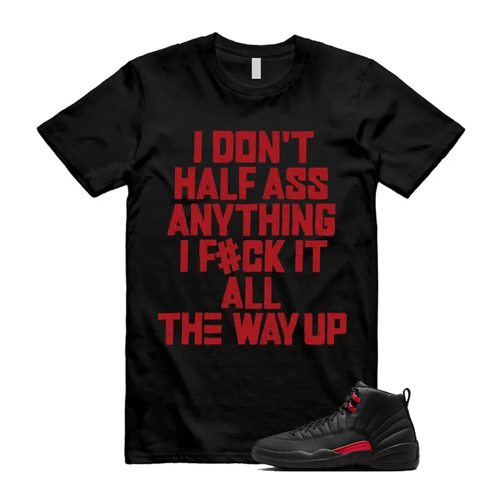 12 Bloodline in Black Varsity Red Shirt To Match Half T-Shirt 2026