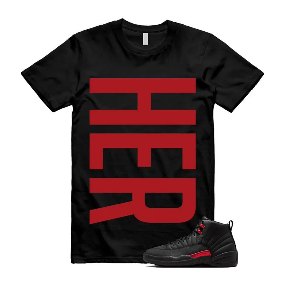 12 Bloodline in Black Varsity Red Shirt To Match Her T-Shirt 2026