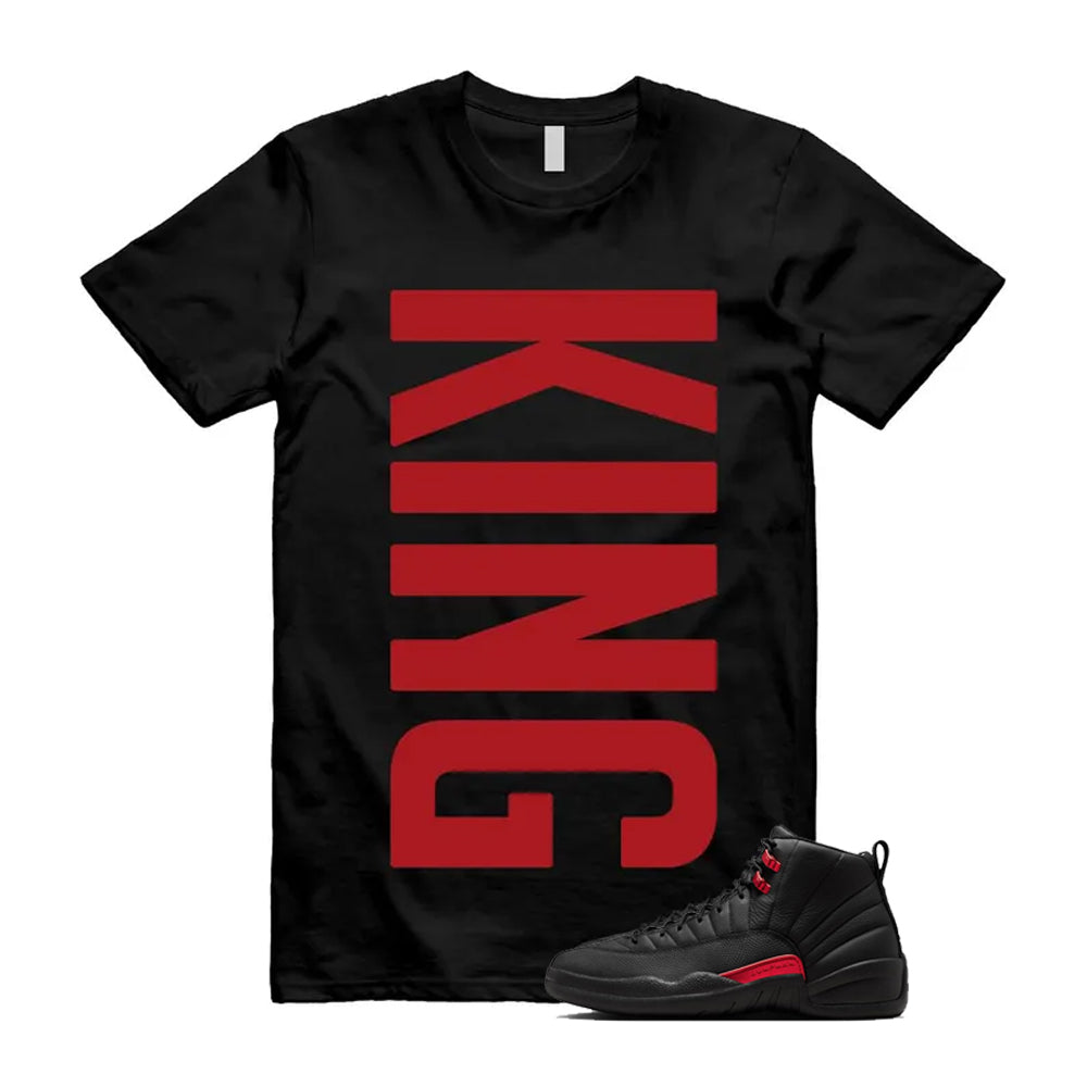 12 Bloodline in Black Varsity Red Shirt To Match King T-Shirt 2026