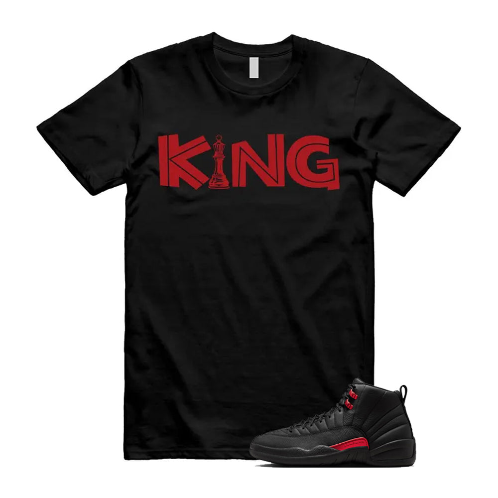12 Bloodline in Black Varsity Red Shirt To Match King T-Shirt 2026