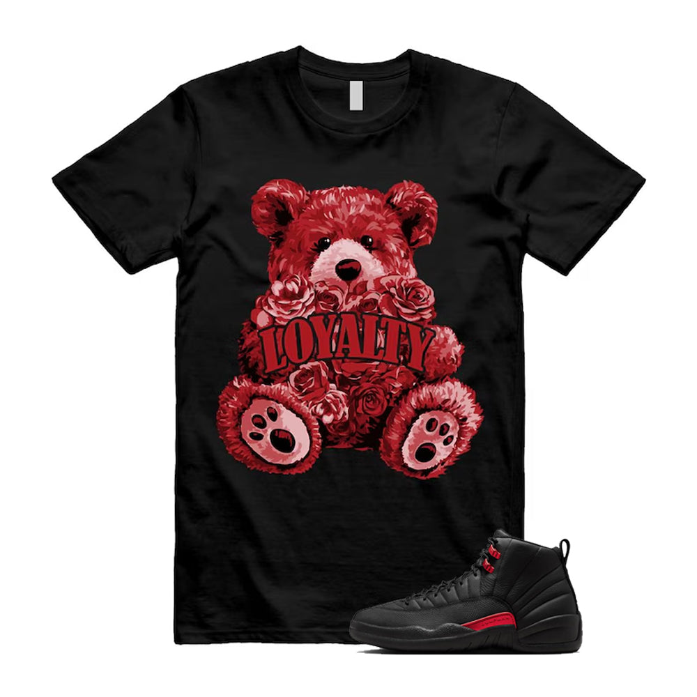 12 Bloodline in Black Varsity Red Shirt To Match Loyalty T-Shirt 2026