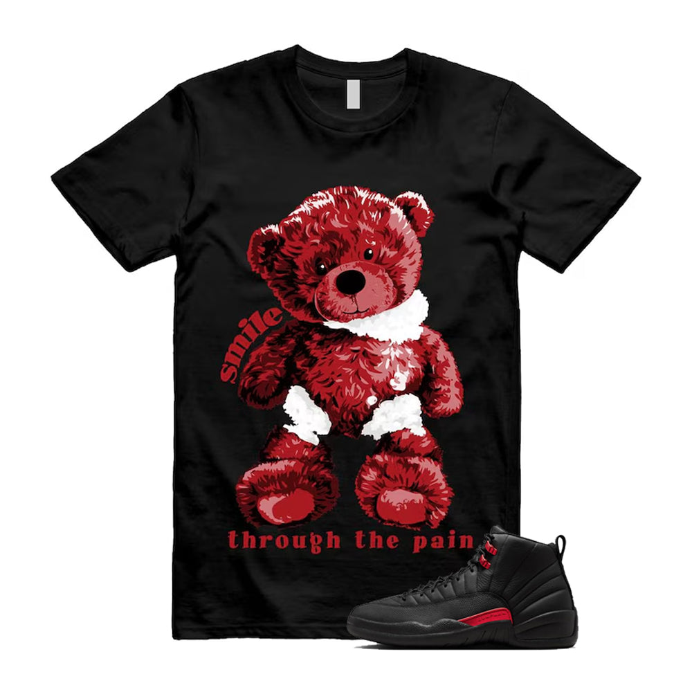 12 Bloodline in Black Varsity Red Shirt To Match Smile Through The Pain T-Shirt 2026