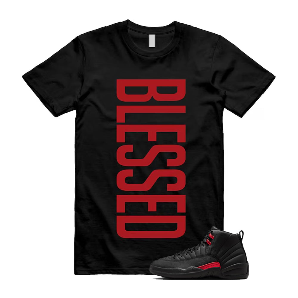 12 Bloodline in Black Varsity Red Shirt To Match Vertbls T-Shirt 2026