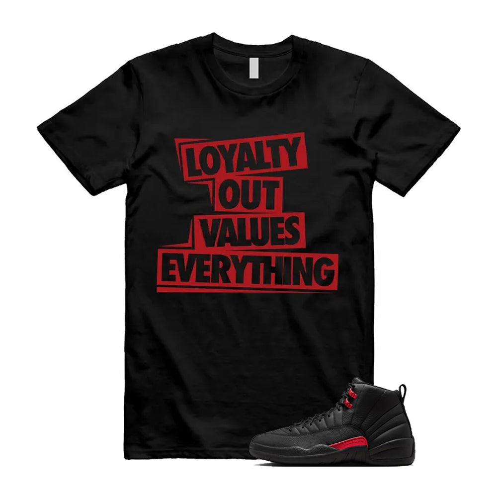 12 Bloodline in Black Varsity Red Shirt To Match Love T-Shirt 2026